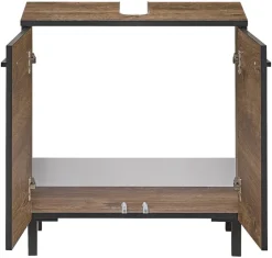 Waschbeckenunterschrank Quickset 374 Eiche Ribeck Nachbildung B/H/T: ca. 60x53x33 cm
