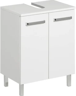 Waschbeckenunterschrank Quickset 312 weiß glanz B/H/T: ca. 50x62x33 cm