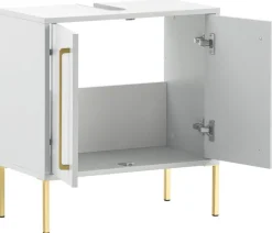 Waschbeckenunterschrank Sarah weiß B/H/T: ca. 57,1x61,2x30,1 cm