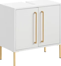 Waschbeckenunterschrank Sarah weiß B/H/T: ca. 57,1x61,2x30,1 cm