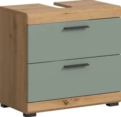 Waschbeckenunterschrank Scout Eiche Artisan Nachbildung salbei Nachbildung B/H/T: ca. 60x56x37 cm