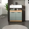 Waschbeckenunterschrank Scout Eiche Artisan Nachbildung salbei Nachbildung B/H/T: ca. 60x56x34 cm