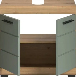 Waschbeckenunterschrank Scout Eiche Artisan Nachbildung salbei Nachbildung B/H/T: ca. 60x56x34 cm