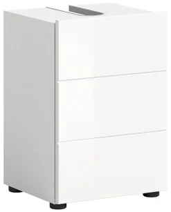 Waschbeckenunterschrank Vira weiß B/H/T: ca. 38x56x34 cm