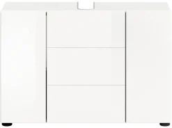 Waschbeckenunterschrank Vira weiß B/H/T: ca. 82x56x34 cm