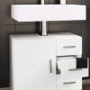 Waschbeckenunterschrank Zalo weiß B/H/T: ca. 63x56x30 cm