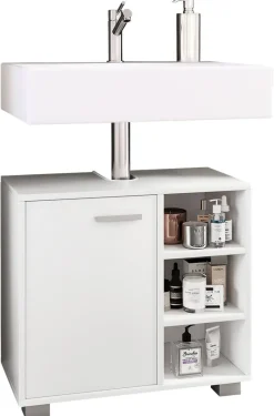 Waschbeckenunterschrank Zalo weiß B/H/T: ca. 60x55x30 cm