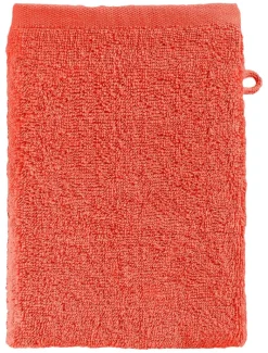Waschhandschuh Miami koralle Baumwolle B/L: ca. 15x21 cm
