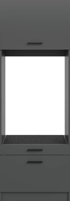 Waschmaschinenumbauschrank Free anthrazit B/H/T: ca. 66x196x68 cm