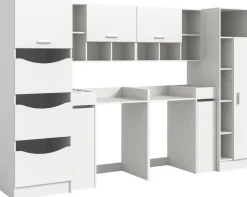 Waschmaschinenumbauschrank Free weiß B/H/T: ca. 306x165x68 cm