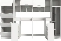 Waschmaschinenumbauschrank Free weiß B/H/T: ca. 306x165x68 cm