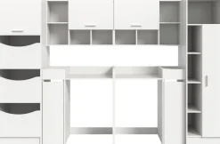 Waschmaschinenumbauschrank Free weiß B/H/T: ca. 306x165x68 cm