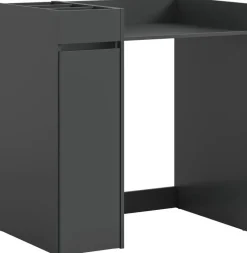 Waschmaschinenumbauschrank Free anthrazit B/H/T: ca. 95x101x60 cm