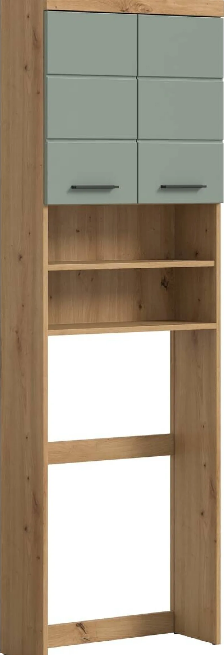 Waschmaschinenumbauschrank Scout Eiche Artisan Nachbildung salbei Nachbildung B/H/T: ca. 63x191x24 cm