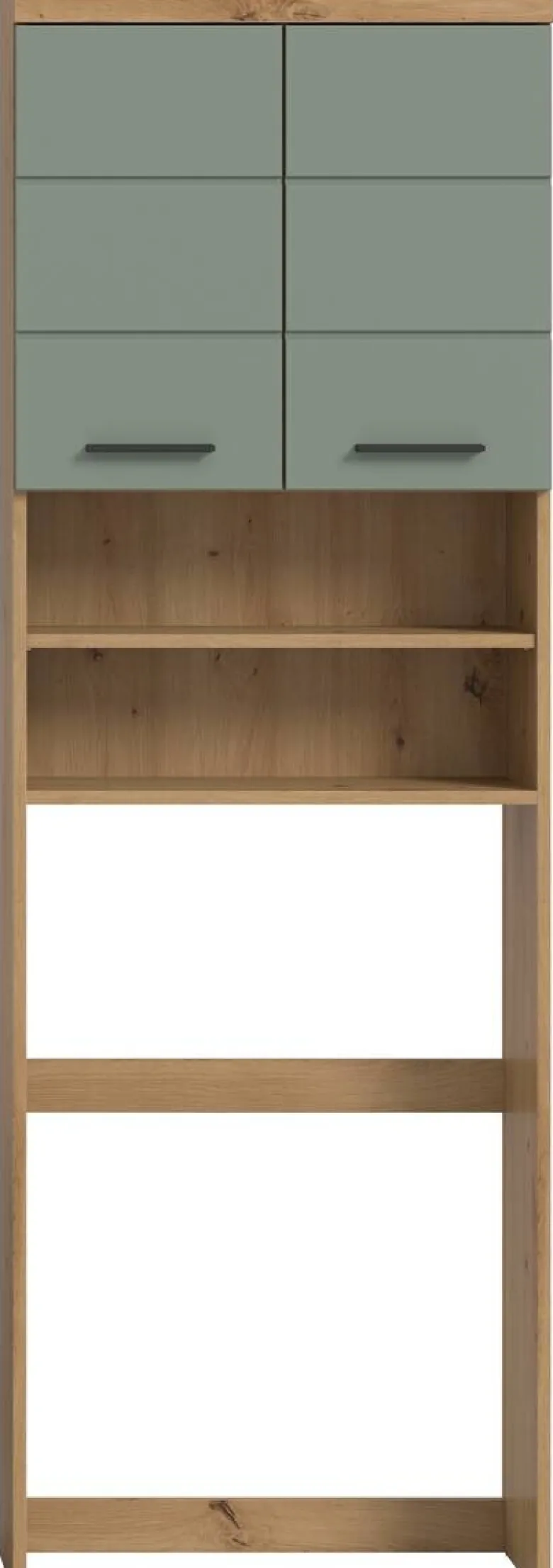 Waschmaschinenumbauschrank Scout Eiche Artisan Nachbildung salbei Nachbildung B/H/T: ca. 63x191x24 cm