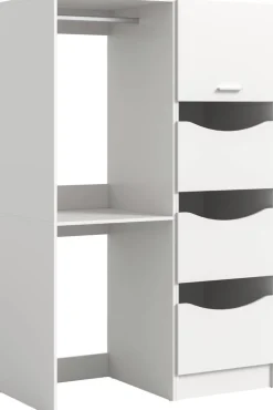 Waschmaschinenumbauschrank Free weiß B/H/T: ca. 126x195x68 cm