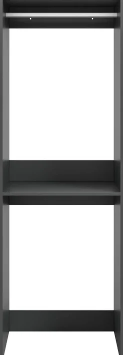 Waschmaschinenumbauschrank Free anthrazit B/H/T: ca. 66x195x66 cm