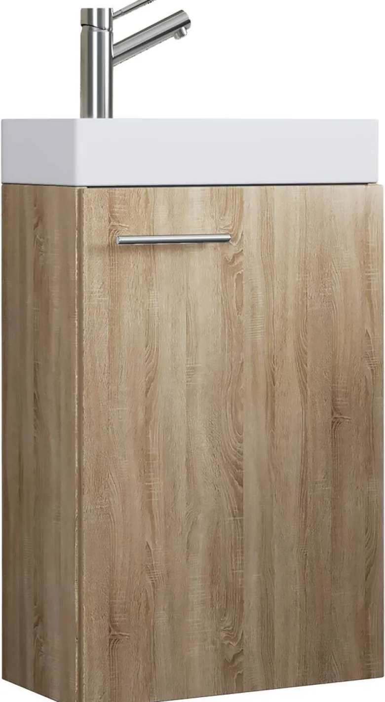 Waschplatz Slito Eiche Sonoma Nachbildung B/H/T: ca. 41x68x22 cm