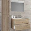 Waschplatz 4tlg-Badinos Eiche Sonoma Nachbildung B/H/T: ca. 81x52x46 cm