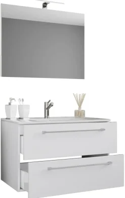 Waschplatz 3tlg-Badinos weiß weiß B/H/T: ca. 60x50x46 cm