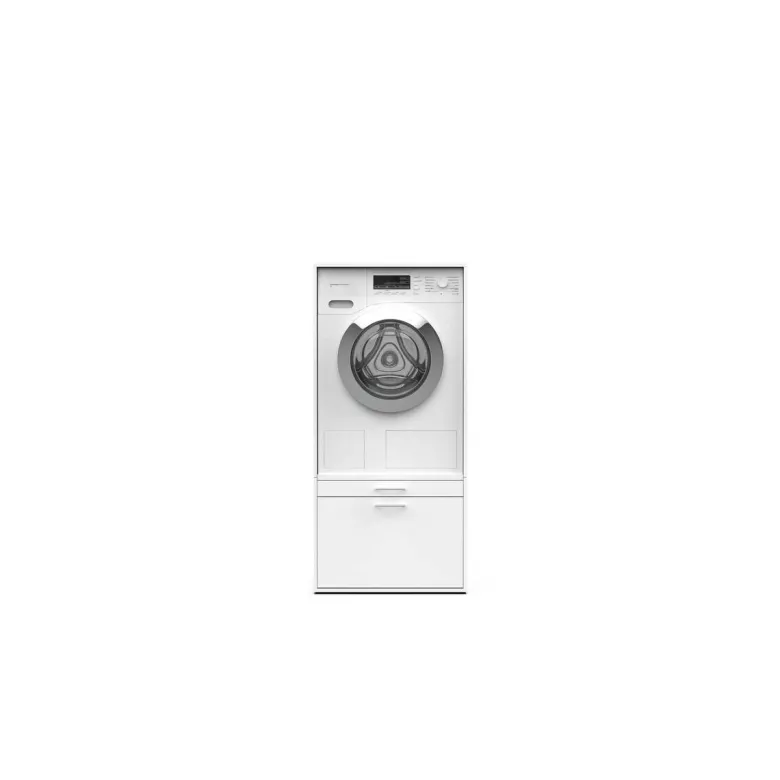 Washcab Waschmaschinenschrank WCBA142 weiß B/H/T: ca. 66,5x142x67,5 cm