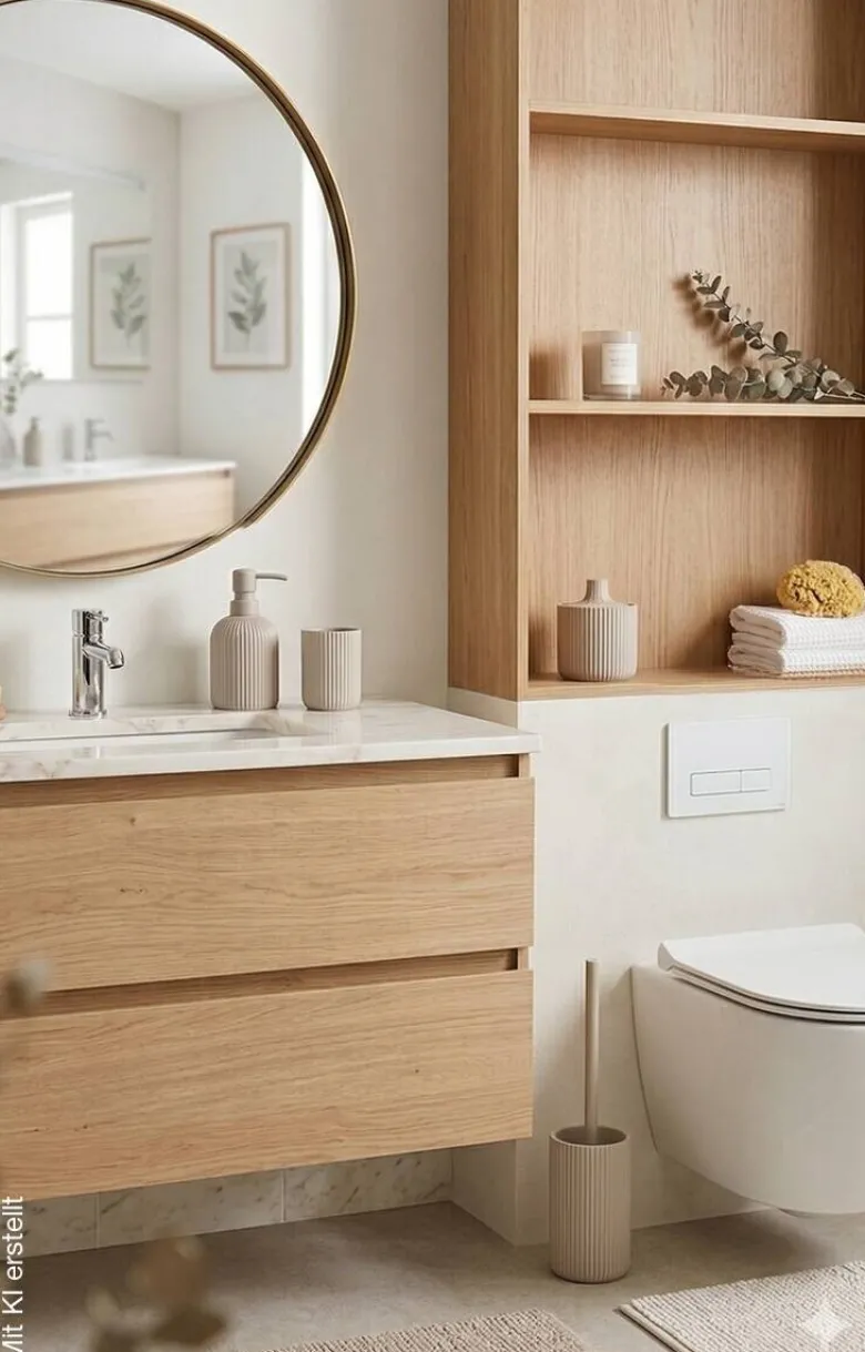 WC-Garnitur Samos sand Polyresin