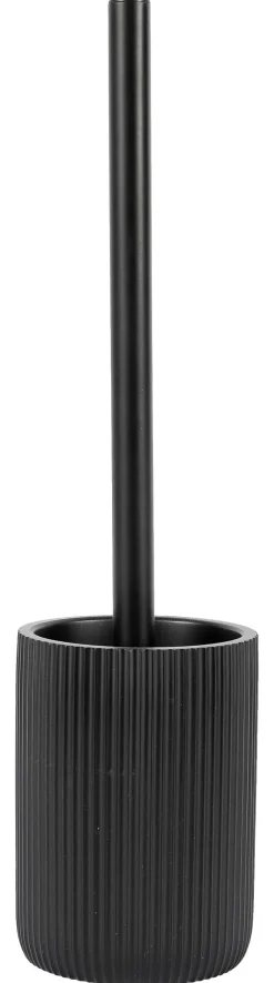 WC-Garnitur Samos schwarz Polyresin