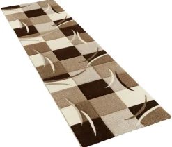 Webteppich Casino braun B/L: ca. 80x300 cm