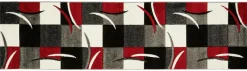 Webteppich Casino rot B/L: ca. 80x300 cm