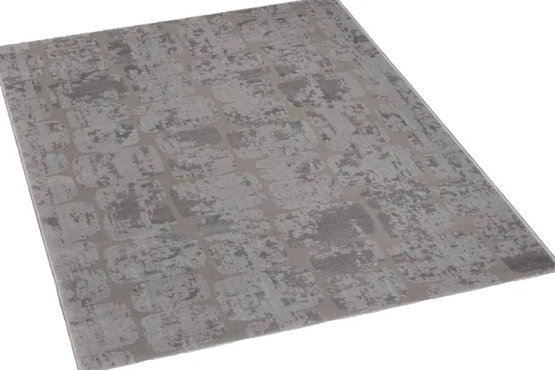 Webteppich Costa grau B/L: ca. 120x170 cm