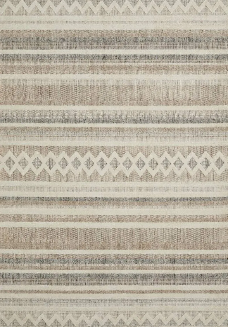 Webteppich Crosby Cremegrau B/L: ca. 200x290 cm