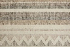 Webteppich Crosby Cremegrau B/L: ca. 80x150 cm