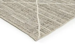 Webteppich Crosby graubraun B/L: ca. 160x230 cm