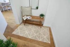 Webteppich Crosby graubraun B/L: ca. 160x230 cm