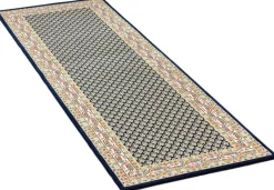 Webteppich Kashmar blau B/L: ca. 80x250 cm