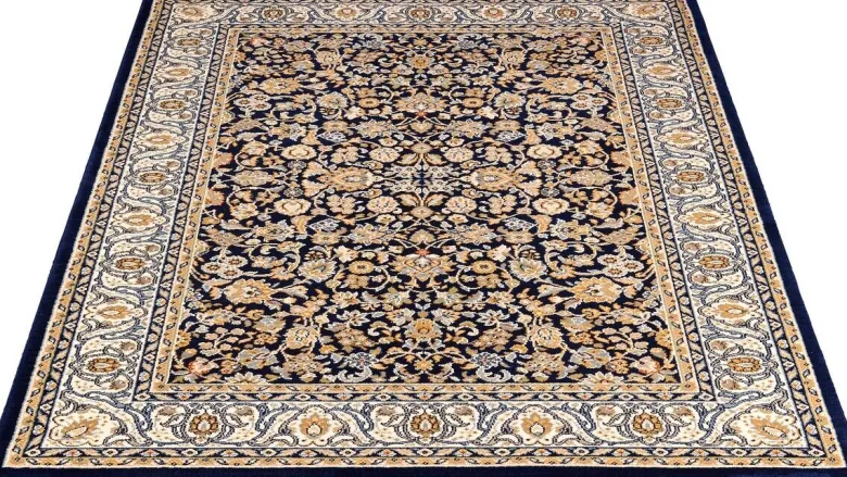 Webteppich Kashmar blau B/L: ca. 160x230 cm