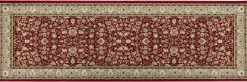 Webteppich Kashmar rot B/L: ca. 80x250 cm