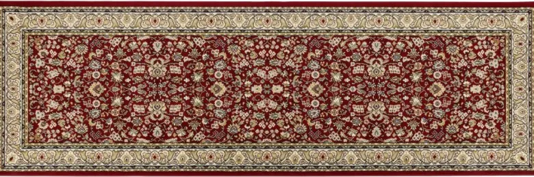 Webteppich Kashmar rot B/L: ca. 80x250 cm