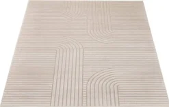 Webteppich Lucy creme B/L: ca. 160x220 cm