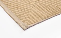 Webteppich Monte beige B/L: ca. 160x230 cm