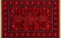 Webteppich Royal rot B/L: ca. 80x300 cm