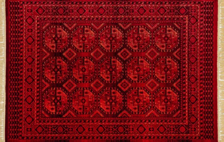 Webteppich Royal rot B/L: ca. 80x150 cm