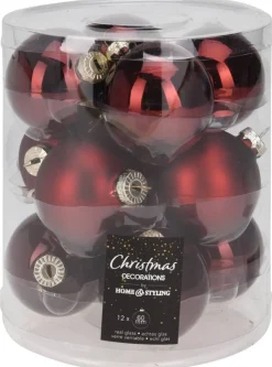Weihnachtskugel rot
