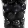 Weihnachtskugelset schwarz