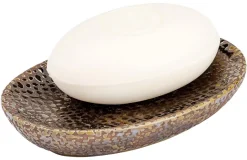 WENKO Seifenablage Marrakesh braun Keramik B/H/L: ca. 13,6x2x10 cm