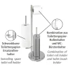 WENKO Stand-WC-Garnitur Chrom Edelstahl