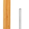 WENKO Stand-WC-Garnitur Tindari natur Edelstahl