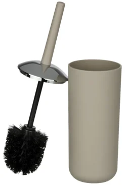 WENKO WC-Garnitur taupe Kunststoff
