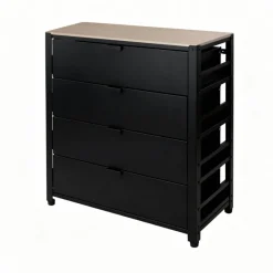 Werkbank schwarz B/H/T: ca. 80x90x40 cm