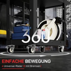 Werkstattwagen schwarz B/H/L: ca. 43,5x84,5x102,6 cm